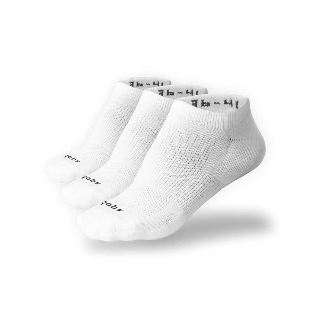 3 Pairs - Unisex Performance Sock (White)
