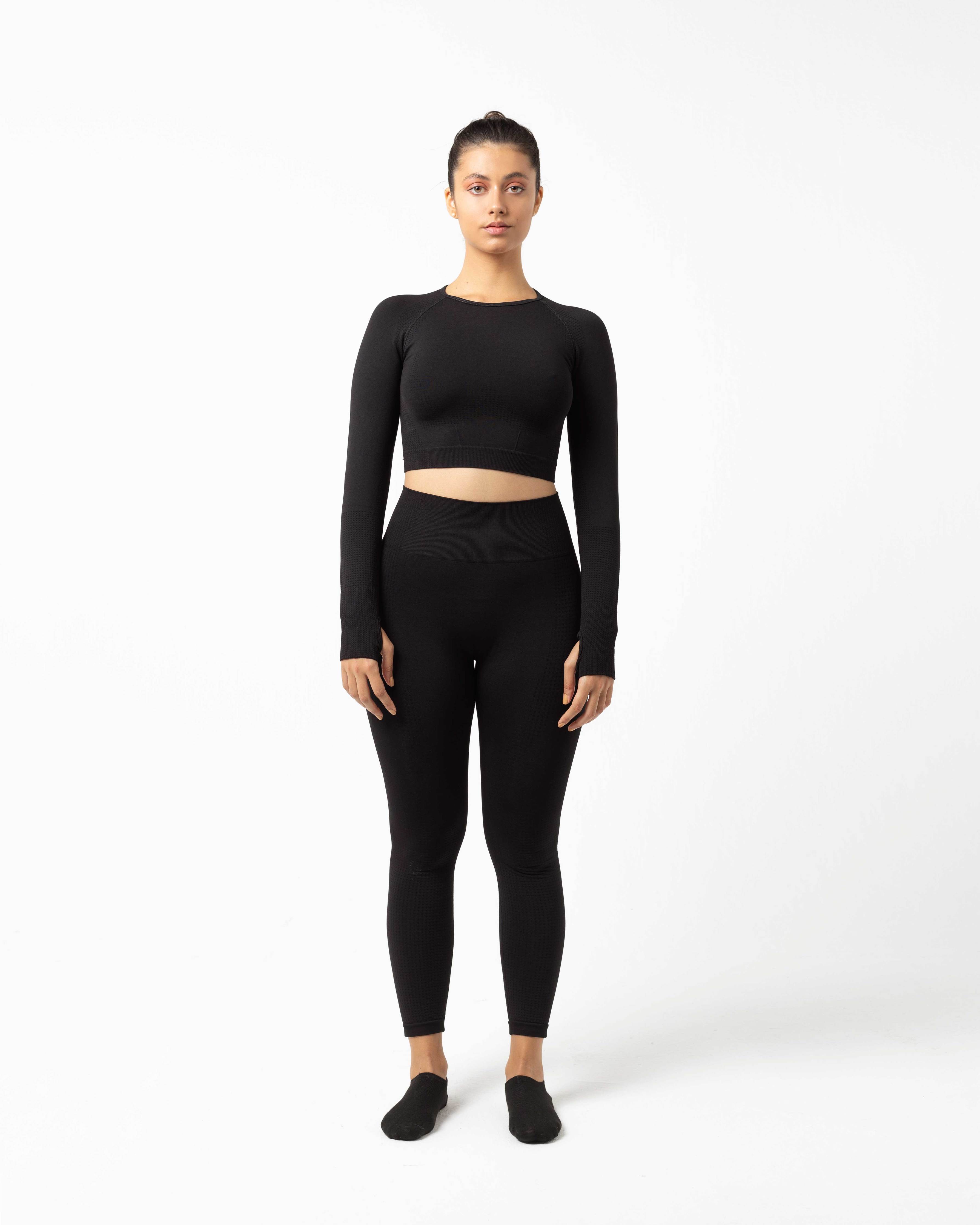 ★LUVISTRUE★BE LOGO LEGGINGS(BLACK)★正規品/韓国直送料込 Yava Seamless Leggings - Black - XS/S Gorilla Wear